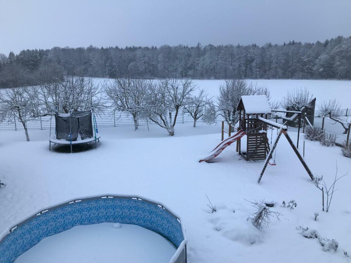 Pension Am Waldeck Hohentengen Esterno foto